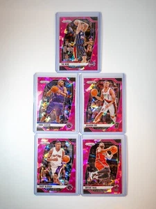 Prizm Legends Pink Ice -Ming, Carter, Roy, McGrady, Wade- Lot (5) 2024-25 Panini - Picture 1 of 2
