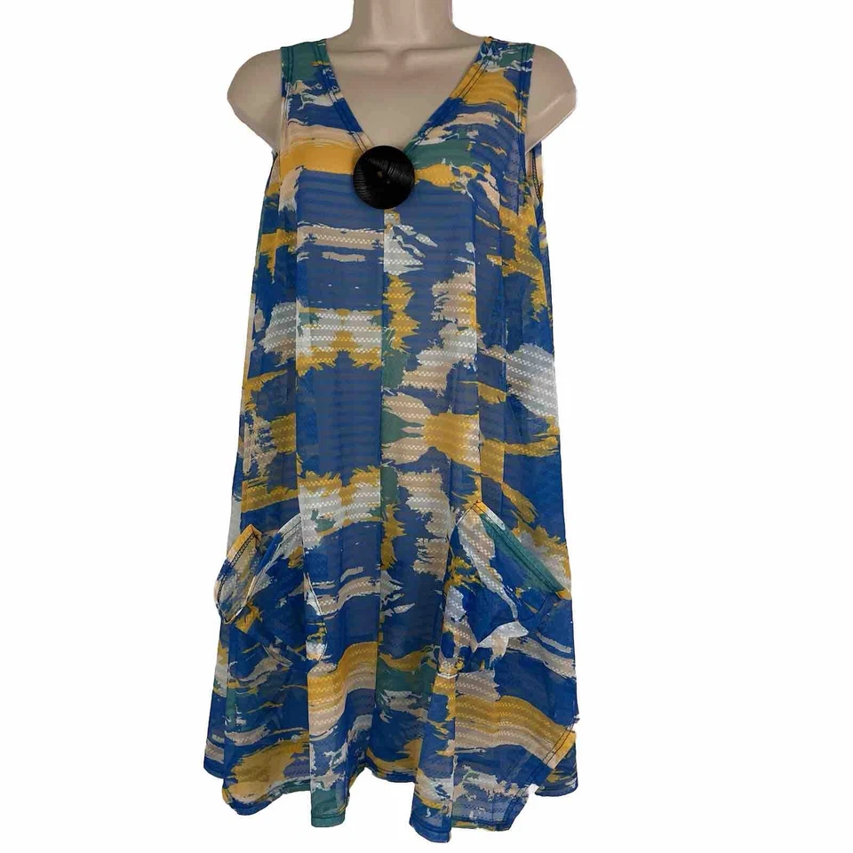 Nueva funda de traje de baño India Boutique para mujer talla única sin mangas ligera Foto 1 de 4