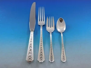 Talisman Rose By Frank Whiting Sterling Silver Dinner Size Place Setting(s) 4pc - Picture 1 of 3