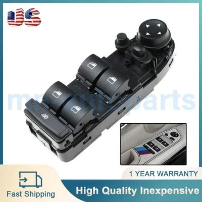 Master Power Window Switch 61319155501 For BMW X5 X6 E87 E90 E91 E70 E71 2007-14 Foto 1 de 4