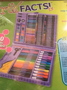 Darice ARTY FACTS 643 pc Art Supply Box Kit oil pastels pencils markers crayons - Picture 1 of 6