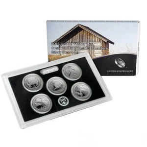2015-S U.S. Silver America The Beautiful Quarters Proof Set - Picture 1 of 2