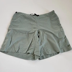 Patagonia Mens Shorts Size XL Nylon Belted Adjustable Hiking Outdoors EUC Green - Picture 1 of 11