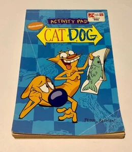 Vintage Nickelodeon Cat Dog Coloring & Activity Pad Landoll 1999 - Picture 1 of 13