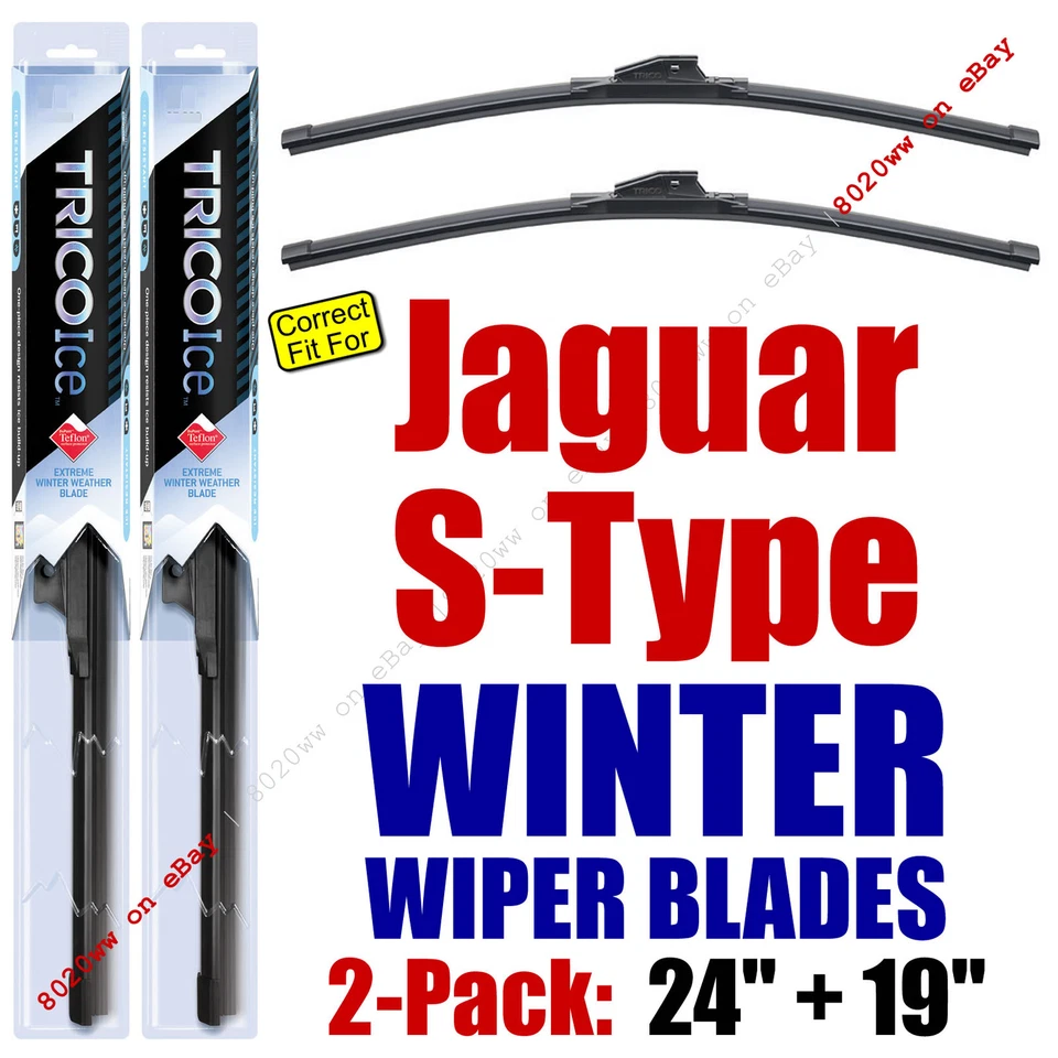 WINTER Wipers 2pk Super-Premium fit 2002-2003 Jaguar S-Type - 35240/190 - Image 1 of 1