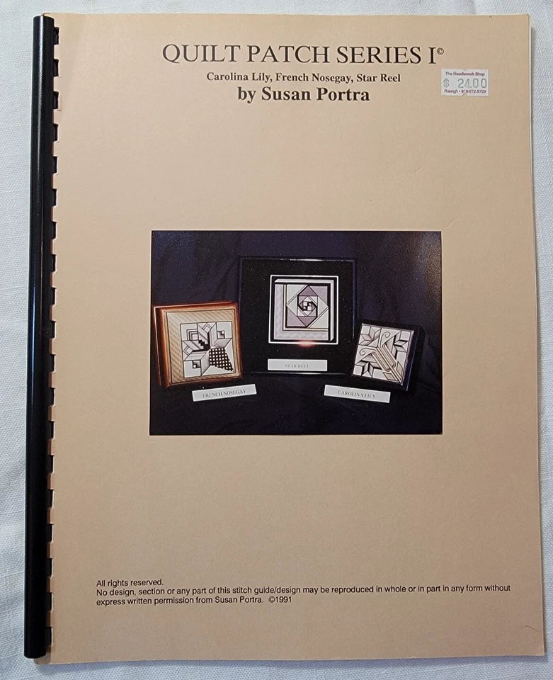 Quilt Patch Series I needlepoint pattern book Susan Portra - Image 1 of 1