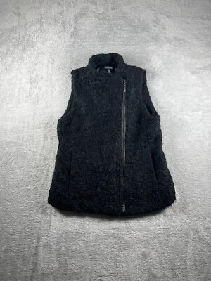 Eileen Fisher Jacket Womens Small Suri Alpaca Wool Vest Fleece Full Zip Mature - Image 1 of 4