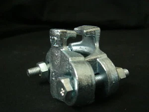 12mm 2-Bolt Galvanised Claw Clamp-Pack of 2 - Picture 1 of 5