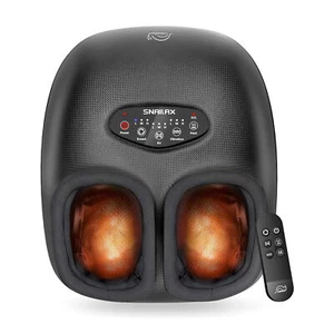 Foot Massager Machine with Heat Shiatsu Deep Kneading for Tired Muscles FSA/HSA - Picture 1 of 9