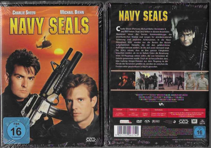 Charlie Sheen  Michael Biehn   NAVY SEALS   Uncut  (DVD)  NEU  OVP - Bild 1 von 1