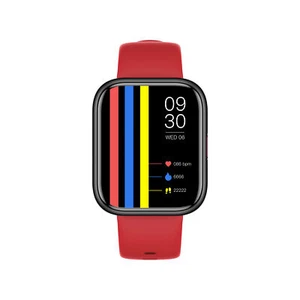 Smart Watch RED Bluetooth Heart Rate Fitness Sport Waterproof For Android iOS - Picture 1 of 8