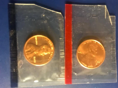 1988 P+D LINCOLN CENT STILL IN MINT CELLO NICE L@@K Cover