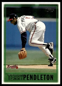 1997 Topps Baseball Card Terry Pendleton jhhg Atlanta Braves #319 - Picture 1 of 2