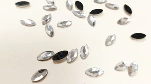 Hotfix ELIPSE CRYSTAL 5mm x 10mm Stückzahl wählbar Glas Formen Strasssteine - Bild 1 von 18