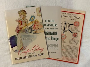1940 Carefree Cooking With Your Frigidaire Electric Range Manual Owners Guide - Picture 1 of 16