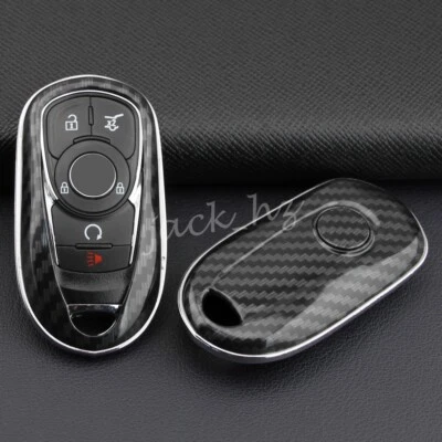 Funda Carcasa Llavero Coche Inteligente Fibra de Carbono para Buick Enclave Encore GX Lacrosse Foto 1 de 4