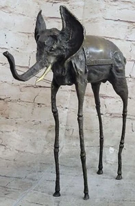 Museum Surreales Genuinen Messingskulptur, Signiert Salvador Dali. Picasso Era - Bild 1 von 10