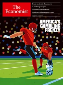THE ECONOMIST Magazine, Dec 7th - 13th 2024 - AMERICA'S GAMBLING FRENZY - Picture 1 of 1