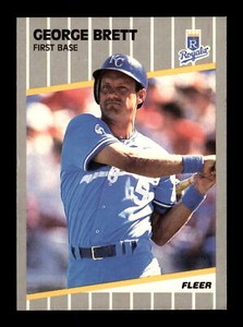 1989 Fleer #277 George Brett Kansas City Royals