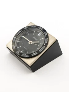 Hermoso reloj de mesa Kienzle con despertador y época mundial de los años 60 - Imagen 1 de 6