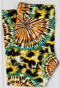 OS LuLaRoe One Size Leggings Multi Color Tie Dye NWT X20 New - Picture 1 of 6