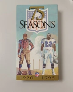 75 Seasons (1920-1995) - 75th Anniversary of the NFL, VHS, 1994, Untested - Imagen 1 de 9
