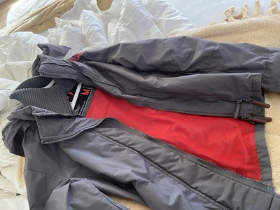 Superdry Windjacke unisex Anorak M Anthrazit  Rot gefüttert The Windcheater  - Bild 1 von 4