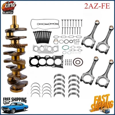 2.4 Engine Crankshaft Gasket Kit For Toyota Camry Highlander RAV4 Scion XB 2AZFE Foto 1 de 4