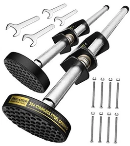 Adjustable Ladder Leveler with Anti-Slip Rubber Feet, Extension Ladder Sliver - Picture 1 of 7