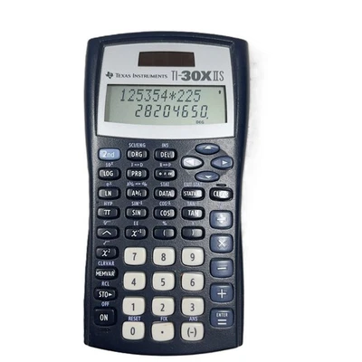  Texas Instruments TI-30XIIS Scientific Calculator w Case & Cheat Sheet Engineer - Image 1 of 4
