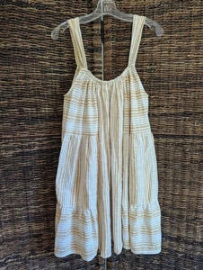 Spell & The Gypsy Tiered Babydoll Dress Womens Large Oversized Swing Beachy Boho - Picture 1 of 9