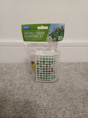 PME Football Cake Topper Set 9-Piece Decorations Set for Birthday Cakes - Image 1 of 4