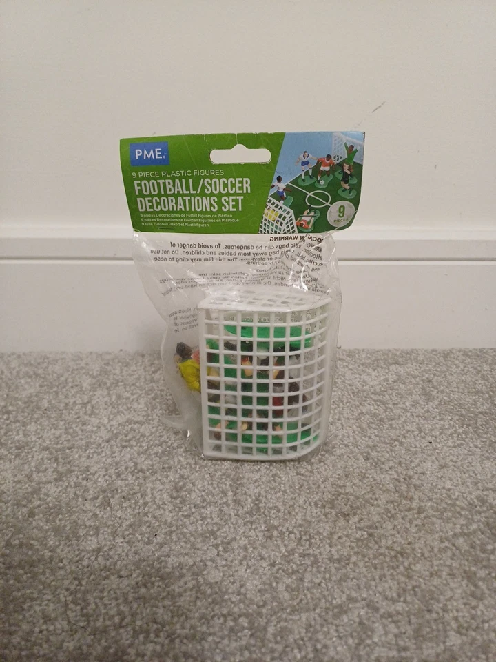 PME Football Cake Topper Set 9-Piece Decorations Set for Birthday Cakes - Image 1 of 4