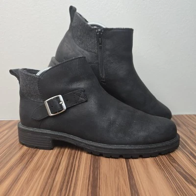 Merrell Legacy Chelsea Black Waterproof Motorcycle Riding Wool Boots Womens Sz 8 - Image 1 of 4