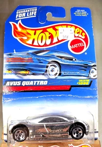 1998 Hot Wheels Mainline/Collector #1096 AVUS QUATTRO Chrome w/5 Spoke Bad-Card - Bild 1 von 6