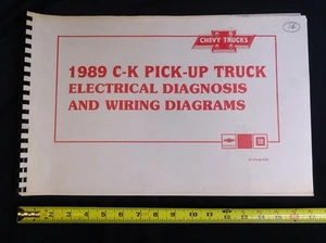 1989 Chevy C/K Pickup Electrical Diagnosis Wiring Diagrams Large Format Manual - Bild 1 von 9