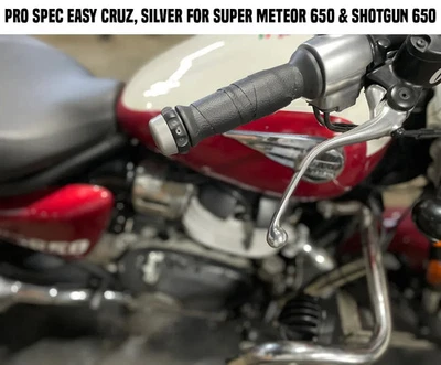 PRO SPEC EASY CRUZ, AJUSTE PLATEADO PARA ROYAL ENFIELD SUPER METEOR 650 Y ESCOPETA 650 Foto 1 de 4