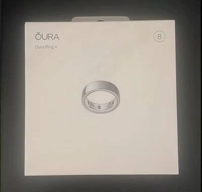 Oura Ring Gen 4 Smart Ring Size 8 Activity Tracker SILVER - New/Sealed! - Image 1 of 3