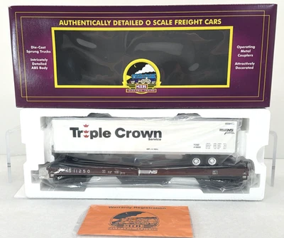 MTH Premier 20-20154 B Norfolk Southern Flatcar with 48’ Trailer O New #11250 - Image 1 of 4