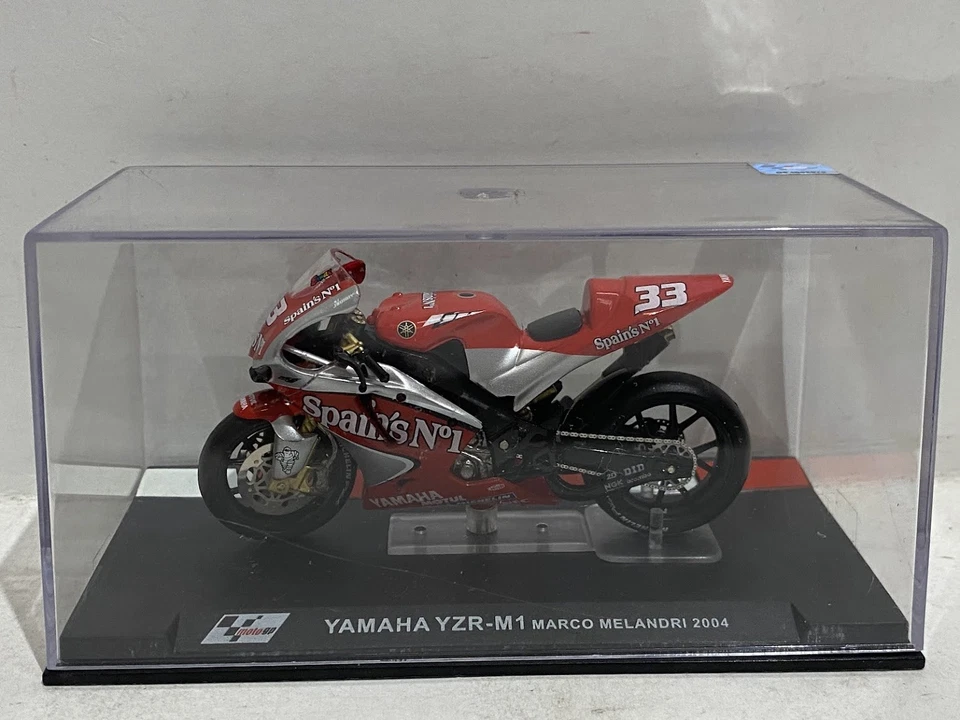 1:24 Yamaha YZR-M1 Marco Melandri 2004 Ixo Altaya Diecast bike Motorcycle GP - Image 1 of 1