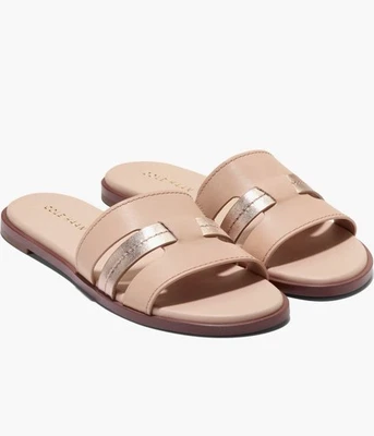 Sandalia deslizable Cole Haan Flynn M Fisherman talla 7 $140 Foto 1 de 4