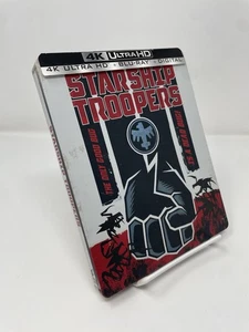 STARSHIP TROOPERS 4K UHD Blu-ray Steelbook,  Best Buy Exclusive, OOP - Picture 1 of 9