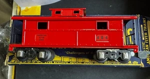 American Flyer Trains # 484  Caboose Gilbert Tru Model Red O Gauge - Picture 1 of 10
