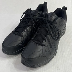 New Balance Men's 10.5 D, 608-V5 Shoes Black Leather Sneakers MX608AB5 NEW - Picture 1 of 6