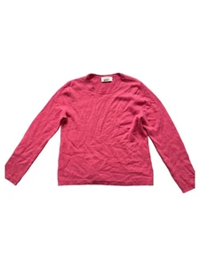 Ellen Tracy Maglione Donna Rosa 100% Cashmere Casual (IT 44, EU 40) - Foto 1 di 3