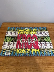 World Famous KROQ 106.7 FM 1992 (2048) 11x15 Wall Calendar Vintage Rare - Picture 1 of 15