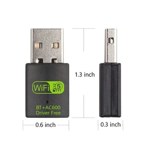 USB Wireless Adapter 150Mbps 433Mbps 5G Dual Band 5.0 - Picture 1 of 12