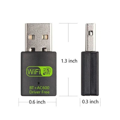 USB Wireless Adapter 150Mbps 433Mbps 5G Dual Band 5.0 - Image 1 of 4
