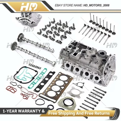 Engine Cylinder Head Camshaft Valves Assembly FOR VW GTI Audi 1.8 2.0TSI CDA CCZ - Image 1 of 4