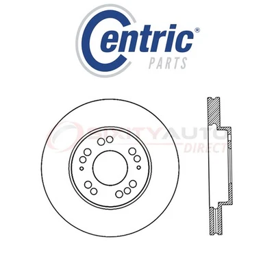 Centric C-TEK Disc Brake Rotor for 1991-1999 Mitsubishi 3000GT 3.0L V6 - Kit le Foto 1 de 4